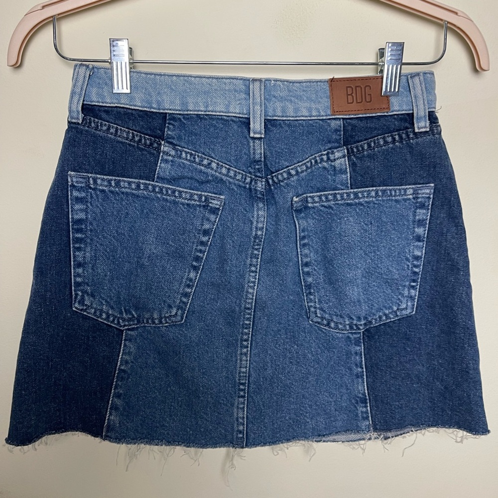 BDG Blue Denim Mini Skirt - Picture 6 of 7